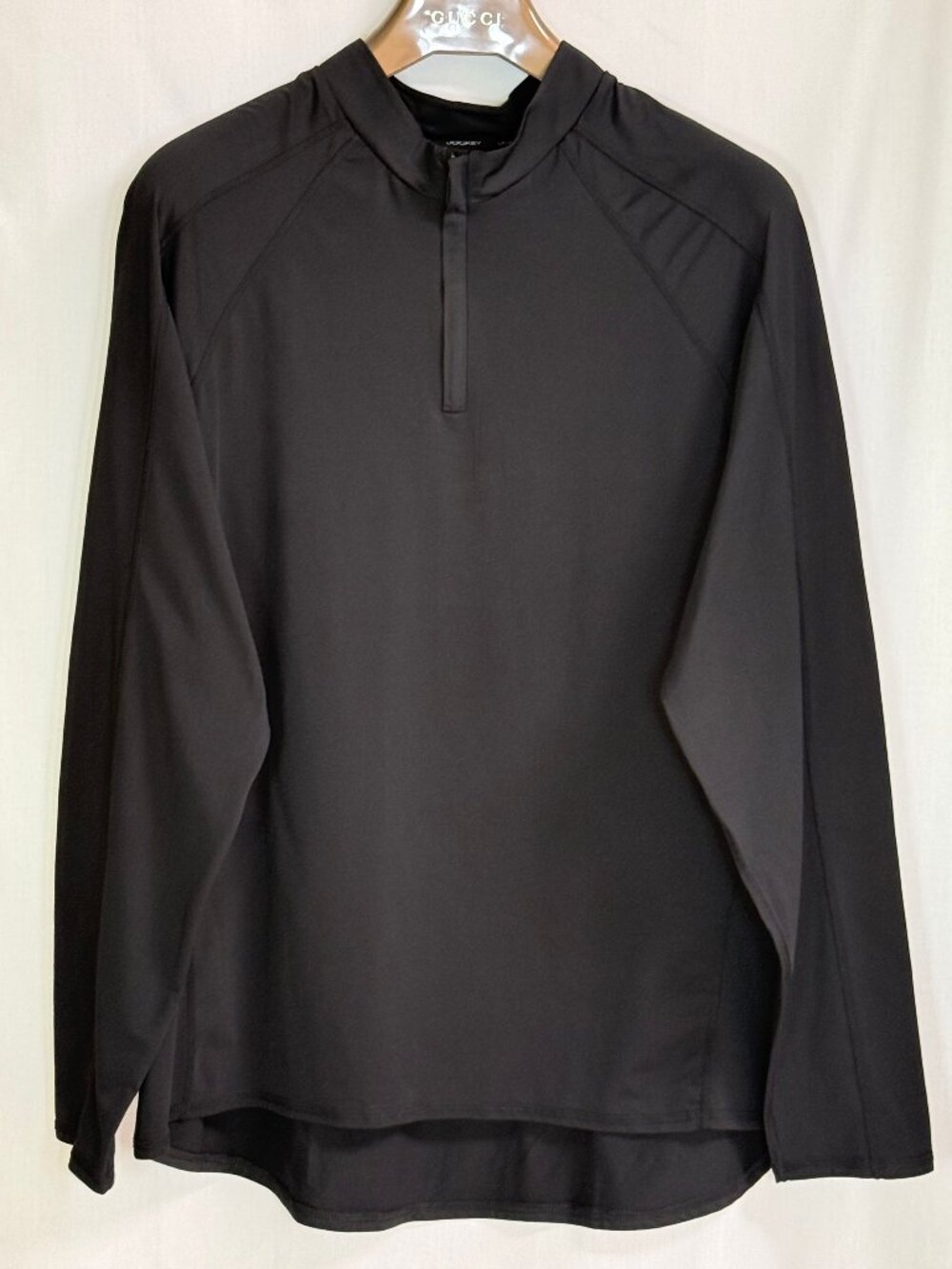 NWOT Jockey Thermals Men's Mock Neck 1/4 Zip Long Sleeves Pullover - Black - 2XL